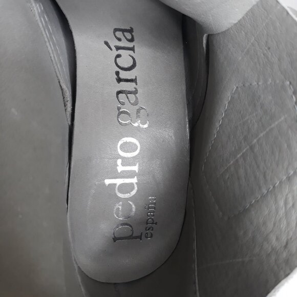 Pedro Garcia Chenoa Pumice Suede Peep-Toe Ankle Bootie 36.5 EU/6.5 US - Picture 14 of 14